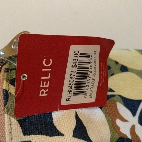 NWT Relic Erica Double Pouch Crossbody Bag Purse Handbag - Picture 7 of 10